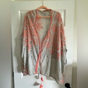 Sheer boho tunic